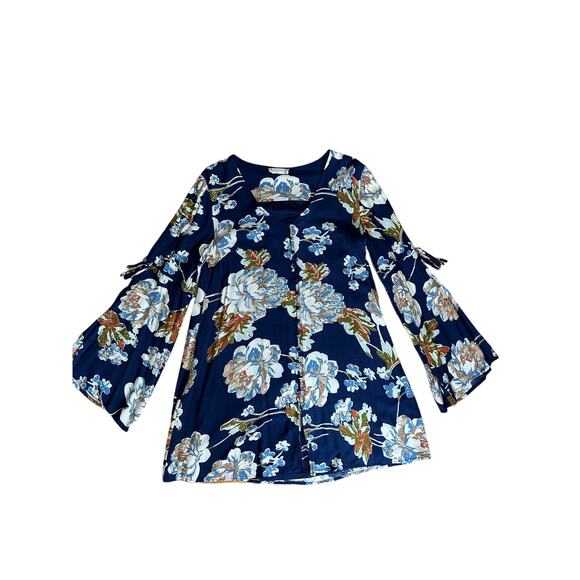 Altar’d State | Floral Boho Long Sleeve Tunic Top | Size Medium - Picture 12 of 13